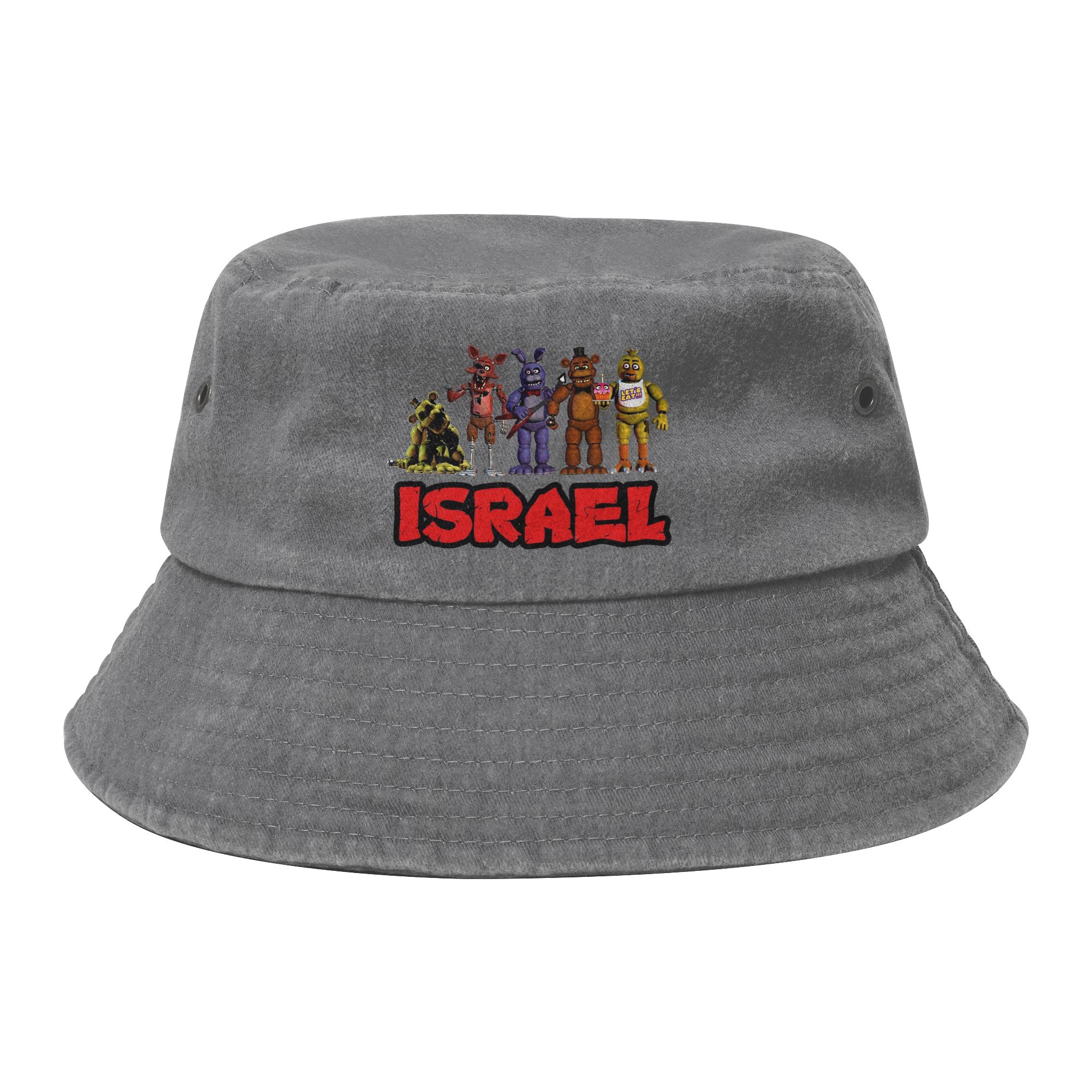 Stylish FNAF At Freddys Bucket Hat Unisex Lightweight Hiking  Fishing FisherUnisex Caps Summer Beach Hatwear One Size