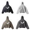 BeatStreet Taubenprint Kapuzenpullover Herren Streetwear Sweatshirts Hohe Qualität Locker Schwerer Stoff Pullover