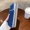 Leopard Glitter iPhone 17 Pro Max Case: Instantly Transforms to Phone Case with Precise Hole and Large Window Protection.
