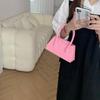 Fashion Pink Small Square Women Clutch Purse Handbags New Simple Ladies Messenger Bag Solid Color Female Shoulder Crossbody Bags