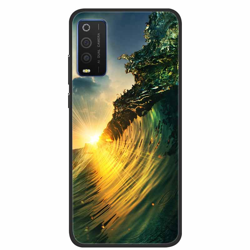 For TCL 205 Cases Fashion Silicone Soft TPU Protective Covers for TCL205 Phone Cases Floral Fundas for TCL 205 4187D 2021 Coque