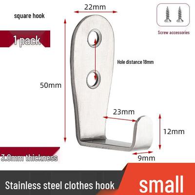 Outdoor Heavy-Duty Stainless Steel Single Hook