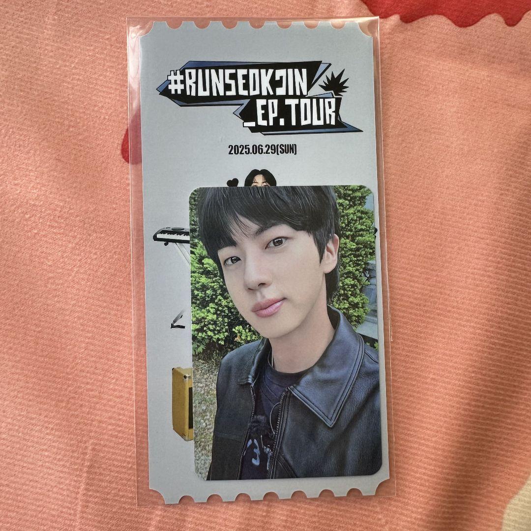 

[Б/У] 6/29 RUNSEOKJIN_EP.TOUR LIVE план торговая карточка Джин