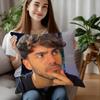 Internet Celebrity Fede V-Vigevani Pillow Case Plush Fabric Soft Pillowcase Double Sided Print Cushion Cover Household Gifts
