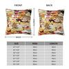 Pizza Tower Game Lover Pillowcase Product Printing Cushion Cover Pillow Covers Chair Decorations Zipper Multiple Sizes