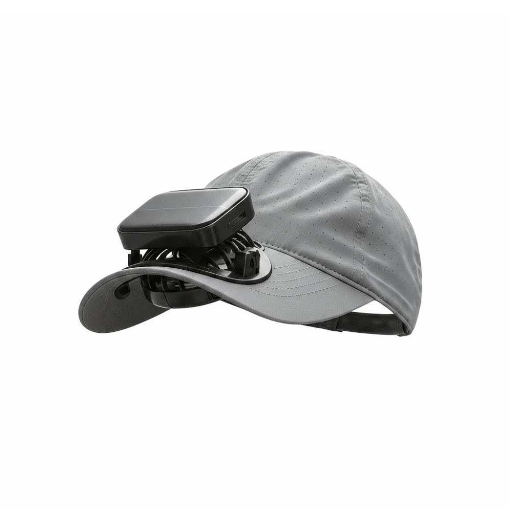 Solid Color Rechargeable Fan Hat Portable Cooling Fan Peaked Cap for 3.7V/300mAh Women / Men