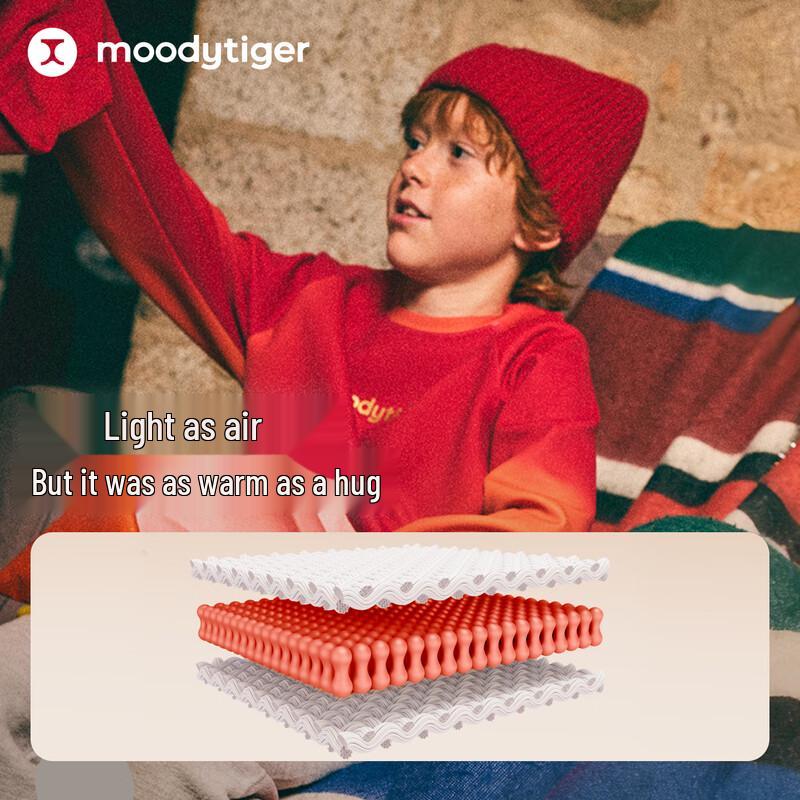 Moodytiger New Year Collection Kids  Air Layer Round Neck Sweatshirt 140