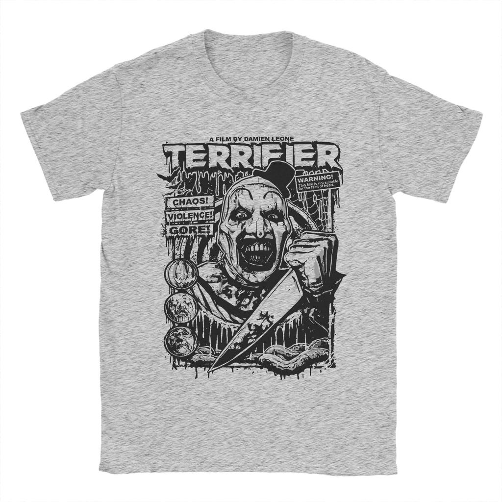 Fun Horror Clown Farce Movie Print Tshirt Suitable for Unisexs Casual and Comfortable Cotton Tshirt Shortsleeved Shirt
