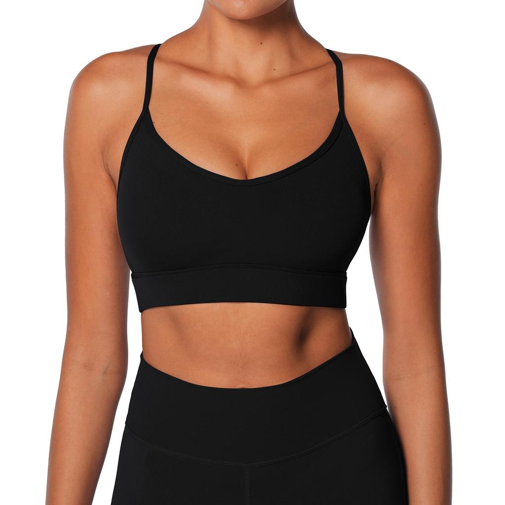 Women's High Impact Sports Bra 2025 Summer Breathable Wire-Free Workout Top, Seamless Moisture-Wicking Gym Tops with Adjustable Straps