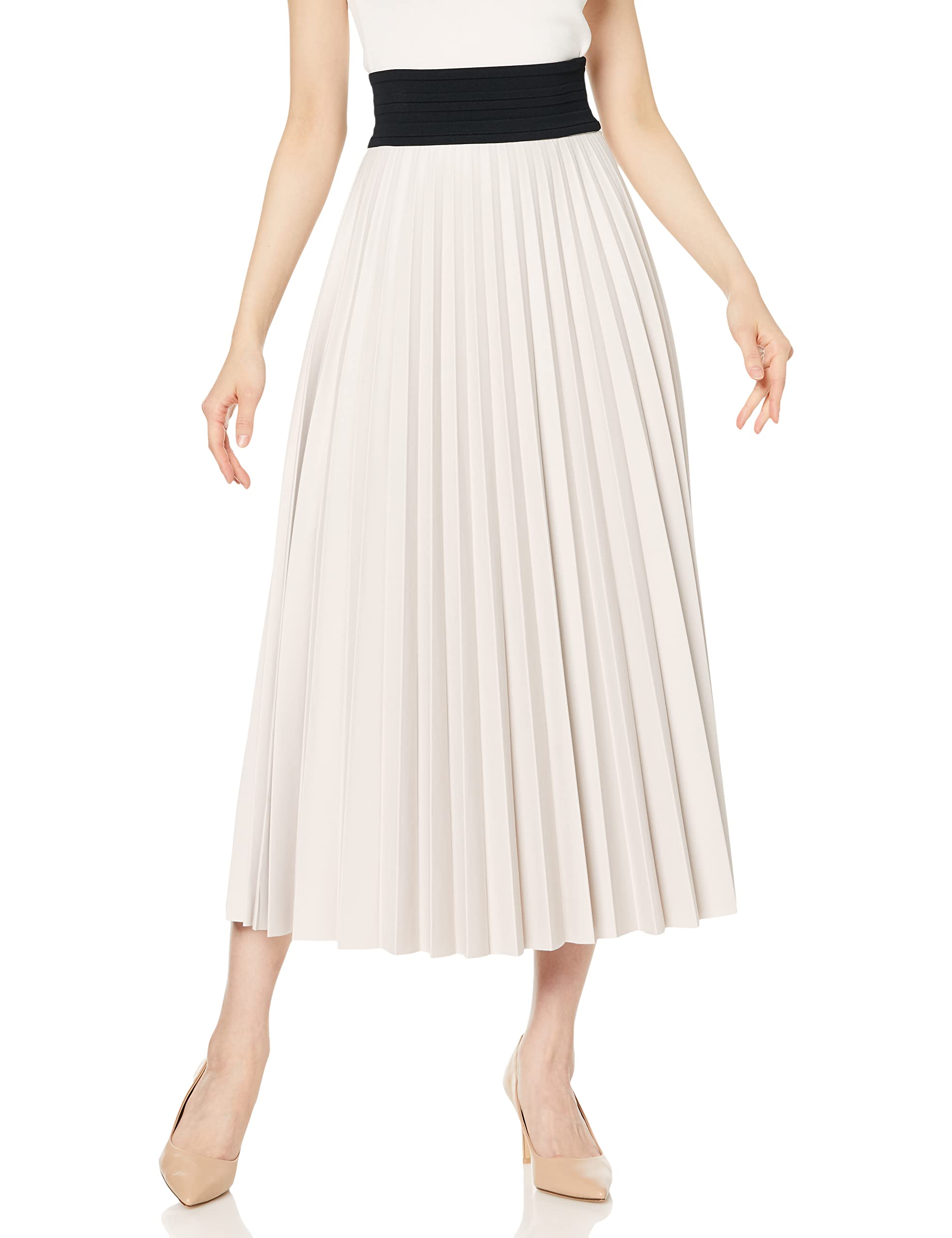 

Snidel Knit Pleated Skirt IVR 0 Women s SWFS215097,