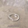 2025 Women's Brushed 925 Sterling Silver Luxury Index Finger Ring – High-End Niche Design