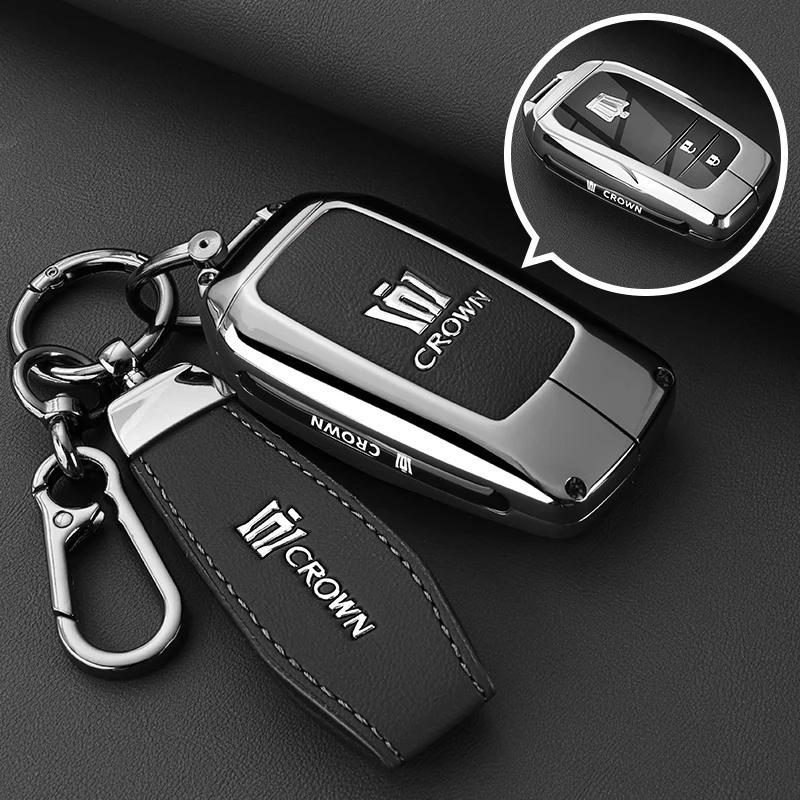 ANW1 2024 Toyota Crown Land Cruiser Key Set 14th Generation Special Product 13 Luxury Edition Automotive Parts 12 Buckle Case for Men