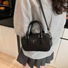 Retro Portable Small Bag Women's Spring 2025 New Bowling Bag Versatile Shoulder Messenger Bag