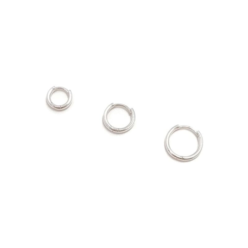 Aphrose Pure Circle One-Touch Earrings