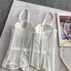 Netz Sexy Taillierte Dame Elegant Formgebend Damen Bustier Mädchen Schlank Abendmode Crops Dame Kurzer Body Shaper