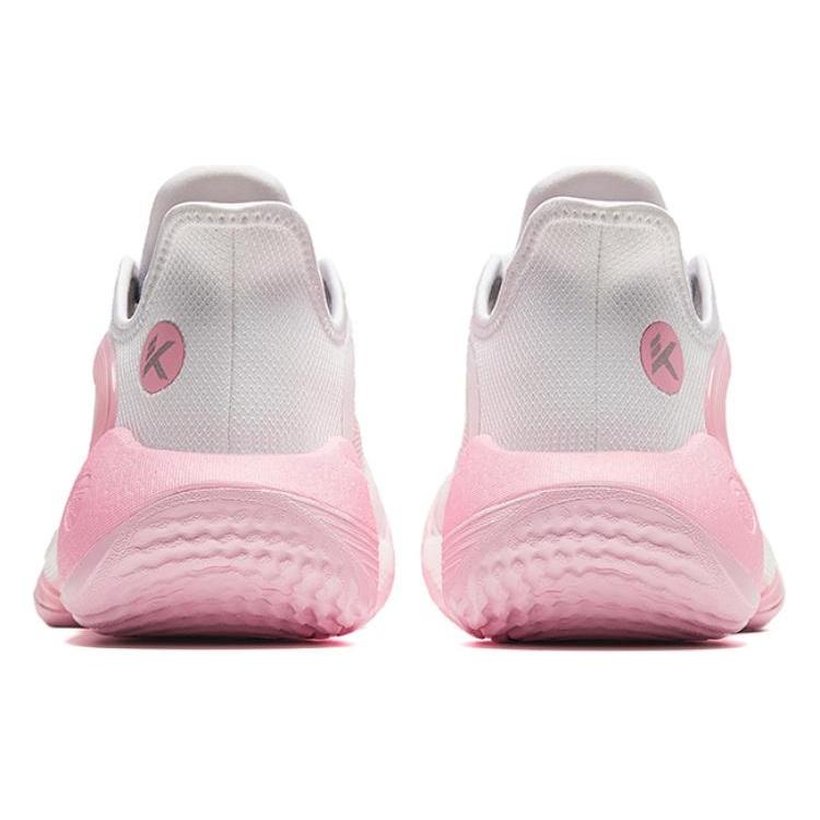 Anta 3 Point Rain 2 Cushioning Slip Resistant Low Top Basketball Shoes Men's Pink Lake 912511106S-2