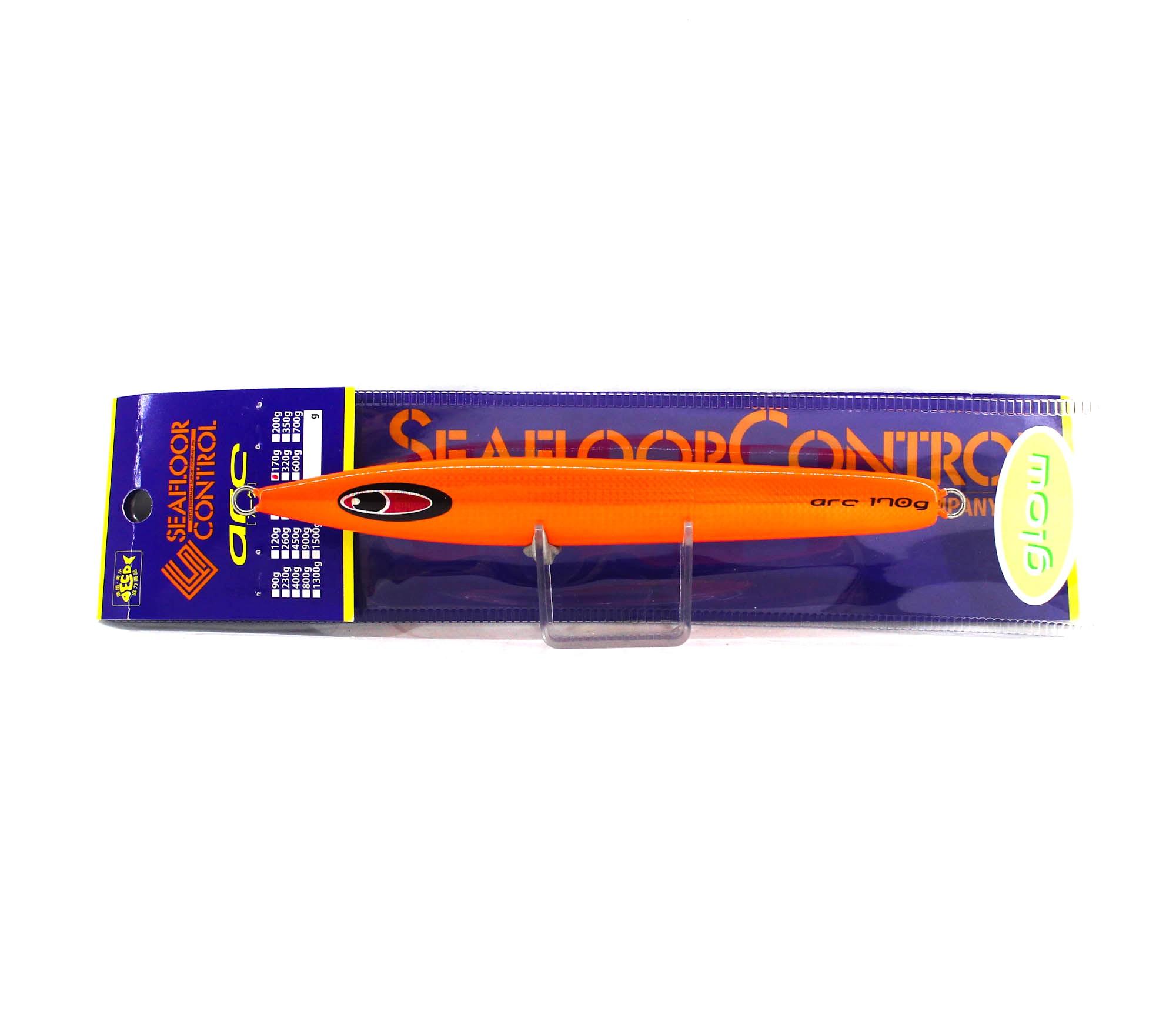 

Металлическая джиг-приманка для контроля дна Arc 170 грамм Chart Orange Zebra Glow GR (9627)