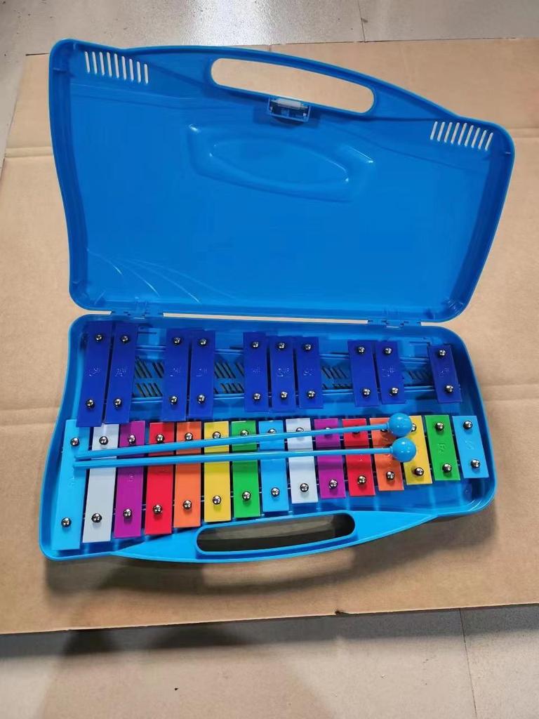 25-Tone Aluminum Xylophone for Kindergarten Early Education - Children's Percussion Instrument and Orff Hand-Knocked Piano.