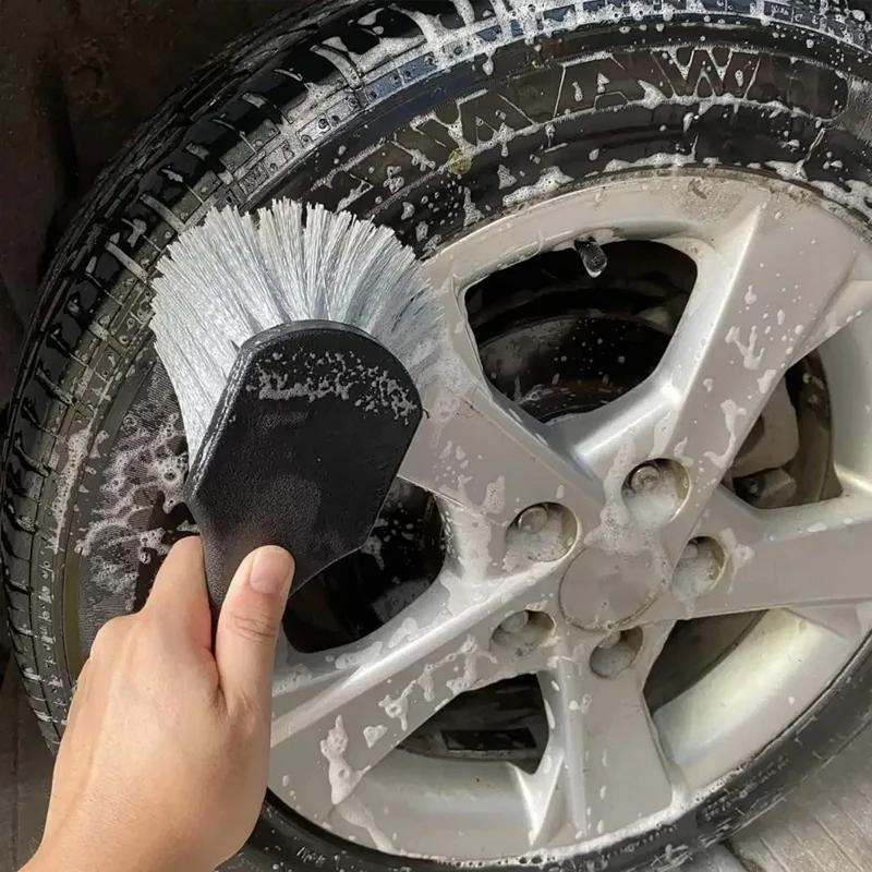 Car Universal  Tire Wheel Rim Cleaning  Brush Detailing Brushes Wash Towel Kit  Wheel Tire Cleaning  Accessories Set For Auto In