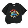 Kids Boys Girls Crew Neck Short Sleeve T Shirt, 100% Cotton Cartoon Monster Truck Print Casual Tee, I've Got Drive Graphic Top for Children Daily Wear