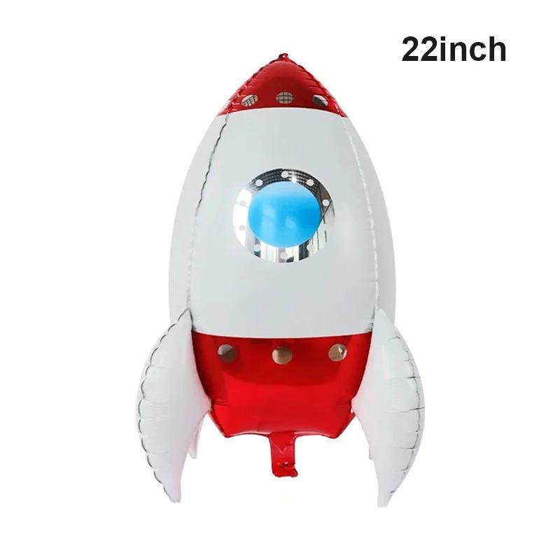 Solar System Outer Space Birthday 22in Planets Stand Astronaut Rocket Earth Balloons for Kids Starry Galaxy Party Decor Supplies