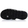 Li Ning Rubber Sole Slide Slippers Men's Black AGAP009-3