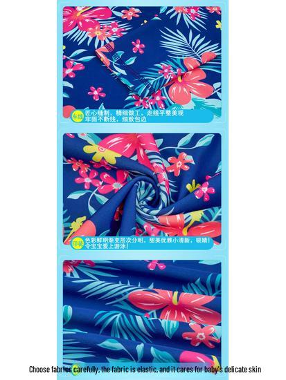 Girls' Long-Sleeve Unicorn One-Piece Swimsuit for Kids.