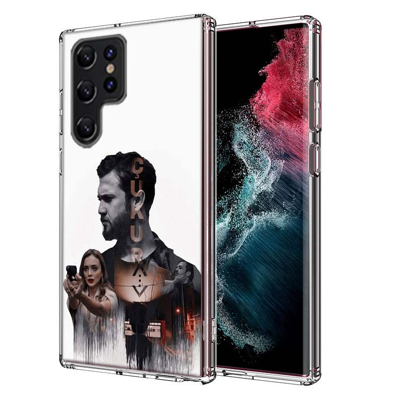 

Turkish TV Series Cukur Capa Phone Case For Samsung S26 Ultra S25 Edge Galaxy S23 S21 S20 S24 FE S22 S10 Plus Cover Clear TPU Sh Samsung S26 5G