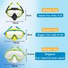 Diving and Swimming Goggles for Kids & Adults - Waterproof Anti-Fog Silicone, HD Vision, Comfortable Large Frame with Nose Guard