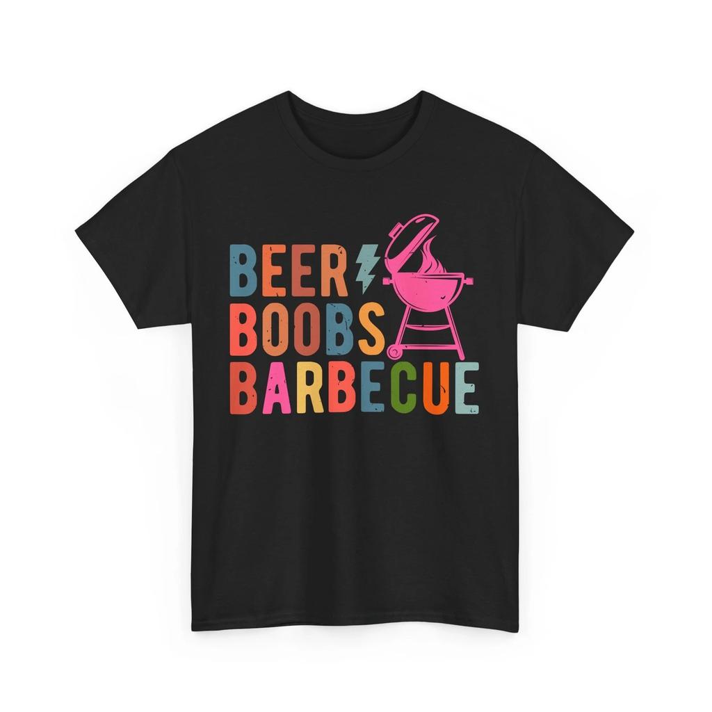 Beer Drinking T-shirt Tops Tees Unisex | Funny Beer Shirt | Beer Boobs Barbecue T-shirt Tops Tees Unisex