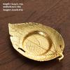 1PCgolden retro metal coaster tea ceremony decoration exquisite insulation pad suitable for tea rooms, home decoration