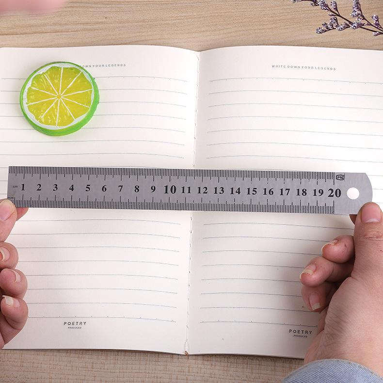 Multifunctional Steel Ruler for Students – Educational Measuring Tool