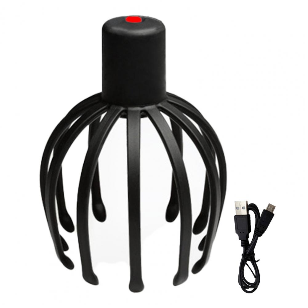 Electric Octopus Head Massager Deep Scalp Massage 3 Modes Vibrating Head Massager Octopus Claw Scalp Massage Tool
