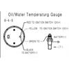 LCD Digital Water Temperature Gauge  2"52mm with Sensor Car Meter  Dynoracing