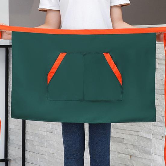 Delantal Peto de Trabajo de Chef con Bolsillos Resistentes a Manchas de Aceite Impermeables Delantal de Trabajo para