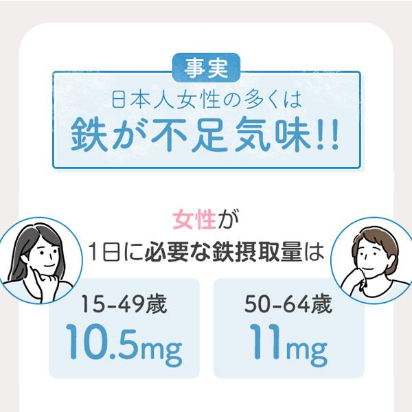 3-Pack FANCL Iron & Folic Acid Supplement 90-Day Supply S2085