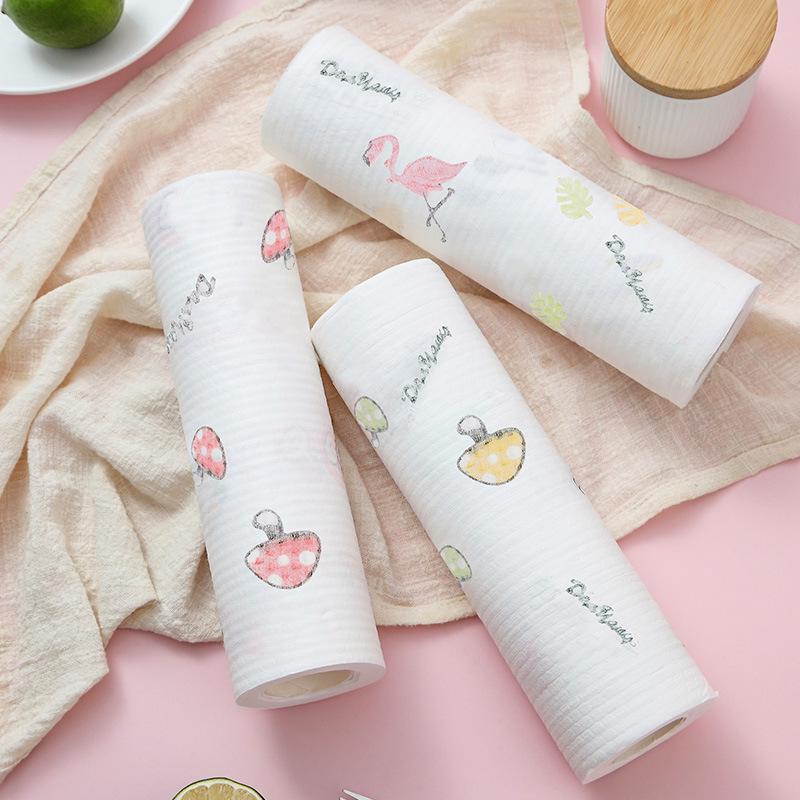 Große Rolle Doppelnutzungs-Ölabsorbierendes Küchenpapier: Einweg- & Wasserabsorbierendes Spültuch.