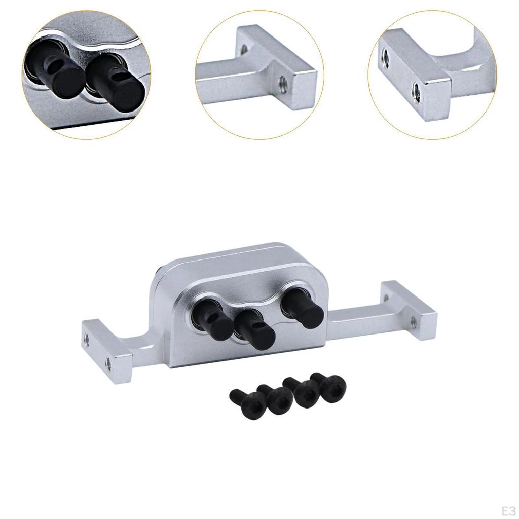 RC Car Transfer Case Crawler Replacement 1/10 Rock DIY Aluminium Easy Installation with
