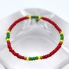 BONBEAU Vivid Color Combo Beads Bracelet Layered Seed Bead Bracelet 5 Colors