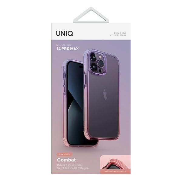 Etui do iPhone 14 Pro Max UNIQ Combat Duo Liliowy