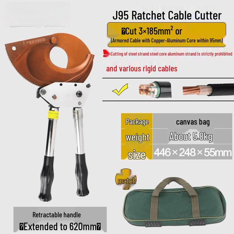 J95 Ratchet Cable Cutter