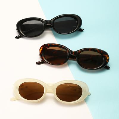 Herbst- und Winter-Millennial-Babes-Sonnenbrille Damen Trendige Retro-Cat-Eye-Street-Shot-Trage-Eve-Sonnenbrille Herren