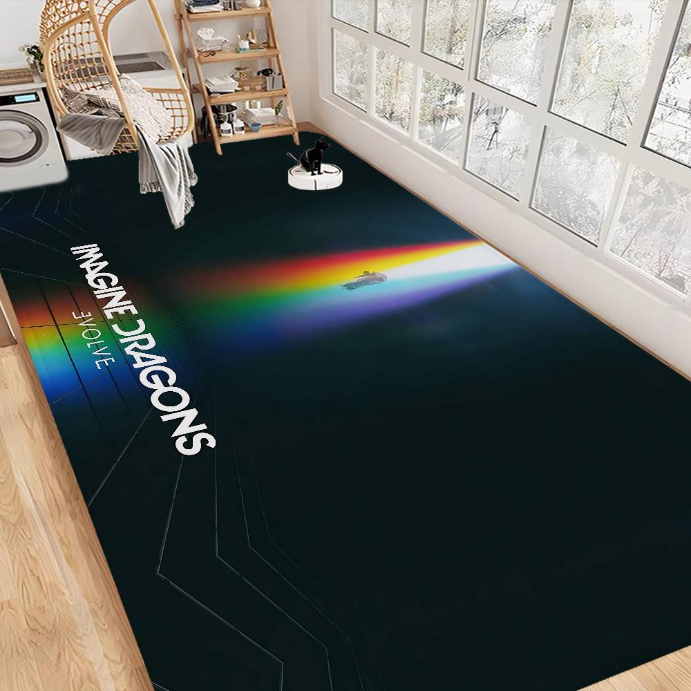 Hot Music I-Imagine D-Dragons Room Mats Cheaper Anti-slip Modern Living Room Balcony Printed Household Carpets