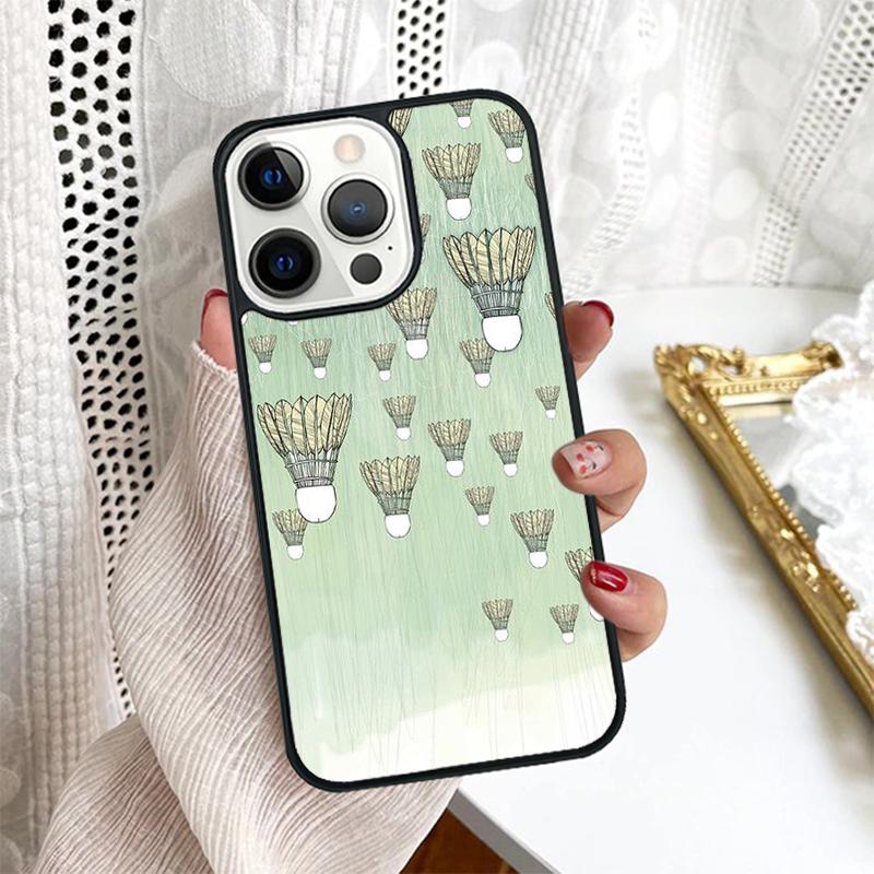 Badminton Sport phone Case Cover For iPhone 17 Air 16 15 14 Plus for apple 16 11 12 13 Pro Max coque
