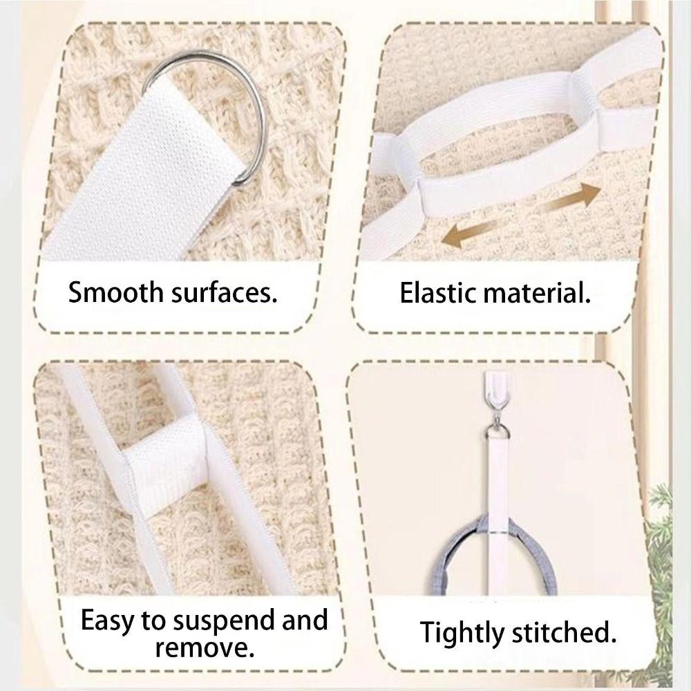 Wall-Mounted Headband Storage Holder Elastic Wall Headband Holder Headband Organizer Closet