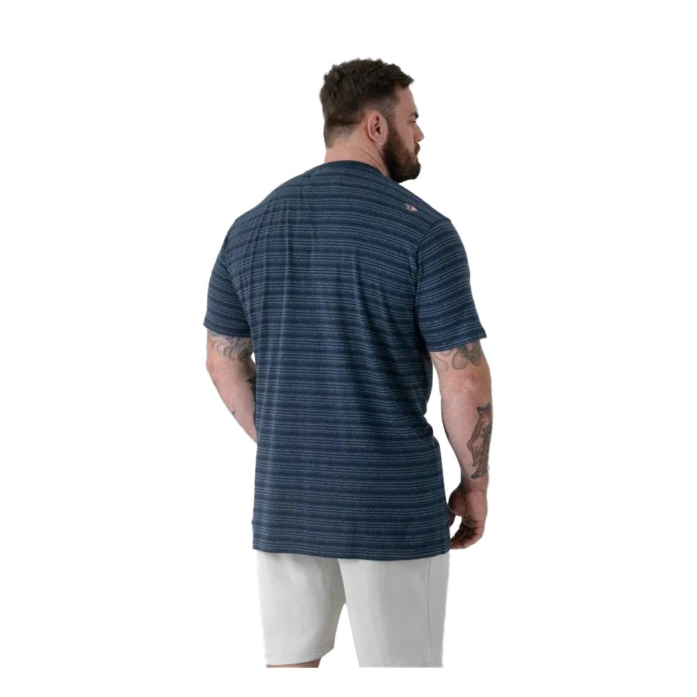 Duke Mens Dingle 1 D555 Striped Jacquard Kingsize T-Shirt