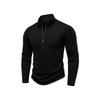 Herren Minimalistische Halb-Reißverschluss Stehkragen Strickpullover, Lässige Vielseitige Oberteile