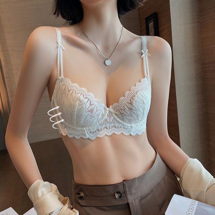 Women Sexy Lace Bras Wireless Backless Lingerie For Girls