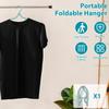 1/20Pcs Travel Hangers Lightweight Portable Clothes Hangers with Non-Slip Grooves Space Saving Foldable Clothes Hanger Plastic