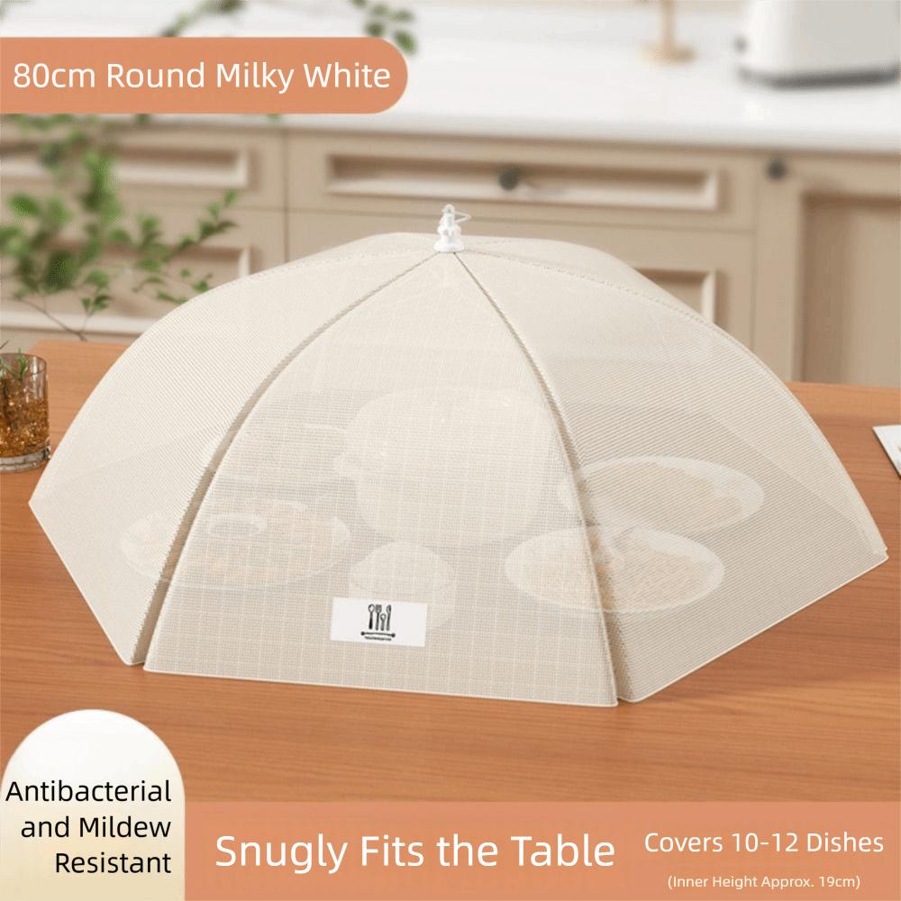 Breathable Mesh Dish Cover Pop-Up Storage Vegetable Umbrella Anti-fly Umbrella Tent  Kitchen